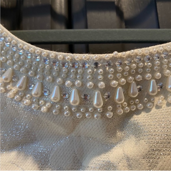 Lilly Pulitzer Elegant White Sleeveless Dress size 8 - Picture 4 of 9